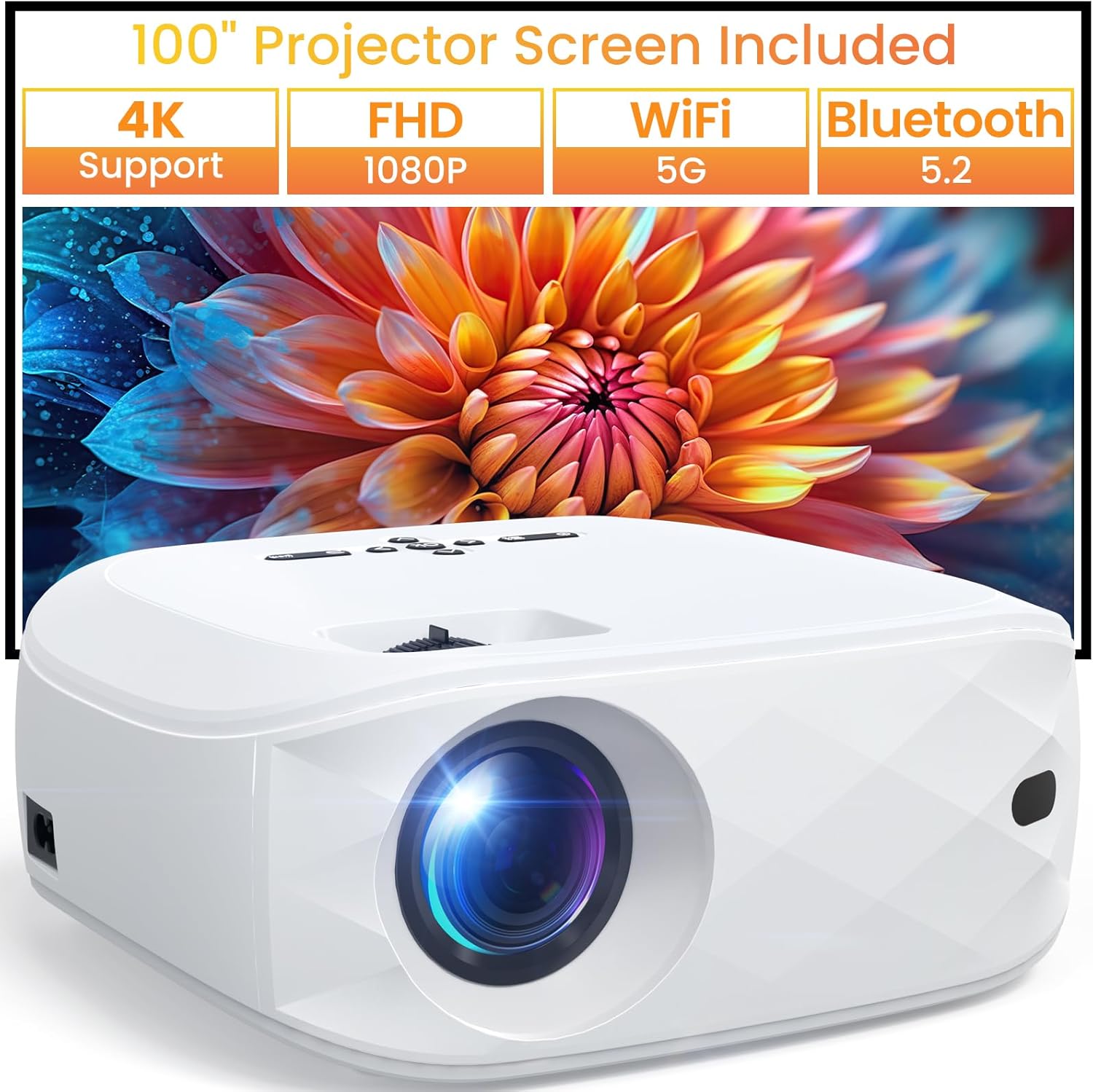 HAPPRUN F5: Upgraded Mirroring Projector